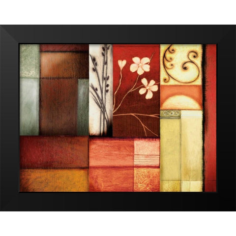Solace I Black Modern Wood Framed Art Print by Leal, Fernando