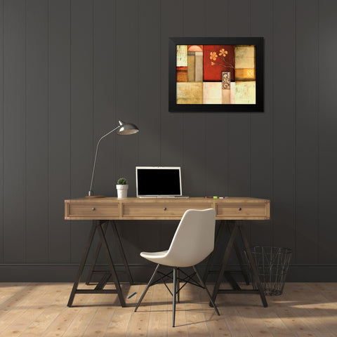 Solace II Black Modern Wood Framed Art Print by Leal, Fernando