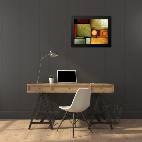 Rush Hour I Black Modern Wood Framed Art Print by Leal, Fernando