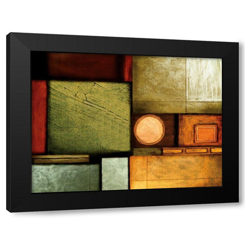 Rush Hour I Black Modern Wood Framed Art Print by Leal, Fernando