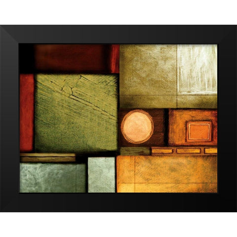 Rush Hour I Black Modern Wood Framed Art Print by Leal, Fernando