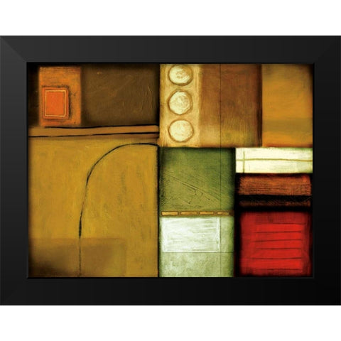 Rush Hour II Black Modern Wood Framed Art Print by Leal, Fernando