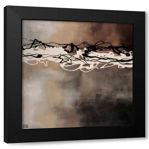 Conspirto Black Modern Wood Framed Art Print by Maitland, Laurie