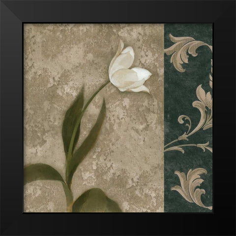 Cantata I Black Modern Wood Framed Art Print by Mallett, Keith