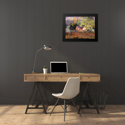 Rural Vista II Black Modern Wood Framed Art Print by Lund, Nancy