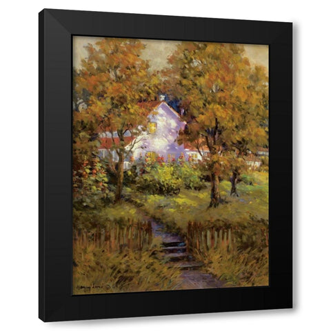 Rural Vista IV Black Modern Wood Framed Art Print by Lund, Nancy