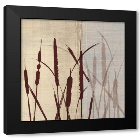 On the Waters Edge II Black Modern Wood Framed Art Print with Double Matting by Venter, Tandi