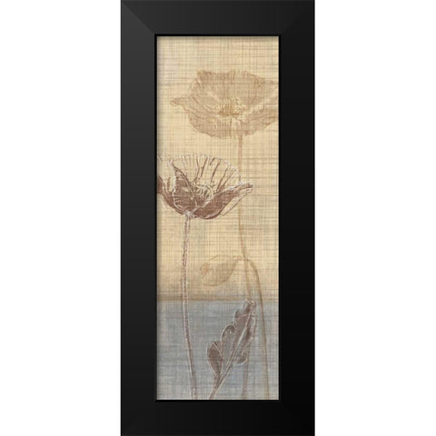 Botanical Sketchbook I Black Modern Wood Framed Art Print by Venter, Tandi