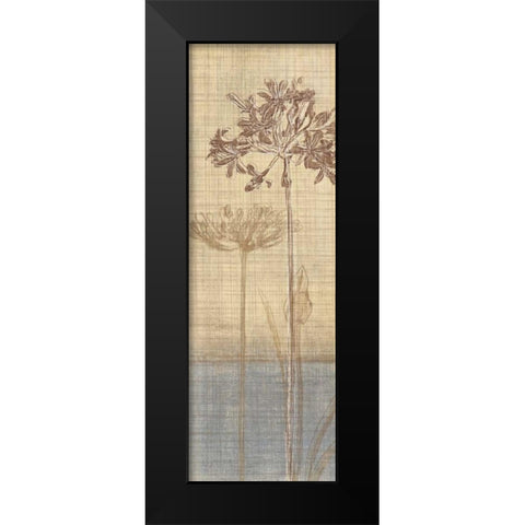 Botanical Sketchbook II Black Modern Wood Framed Art Print by Venter, Tandi