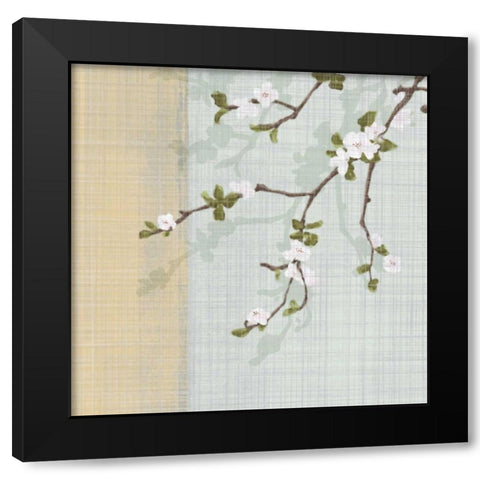 First Sign of Spring I Black Modern Wood Framed Art Print with Double Matting by Venter, Tandi