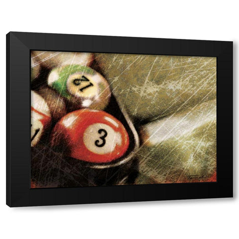 Opening Break Shot Black Modern Wood Framed Art Print with Double Matting by Venter, Tandi