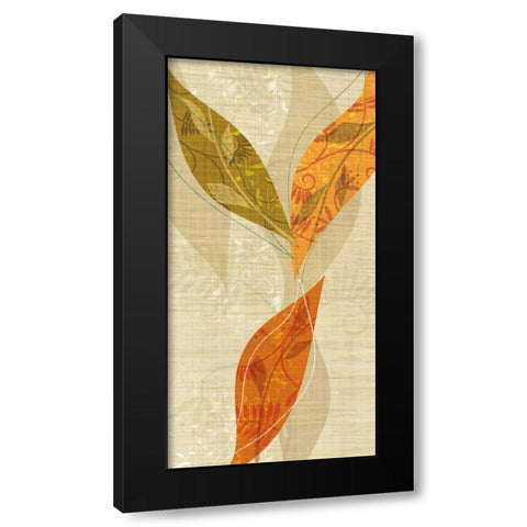Natural Harmony II Black Modern Wood Framed Art Print by Venter, Tandi