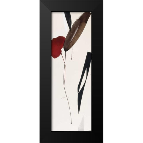 Harmony for Two Black Modern Wood Framed Art Print by Abellan, Lola