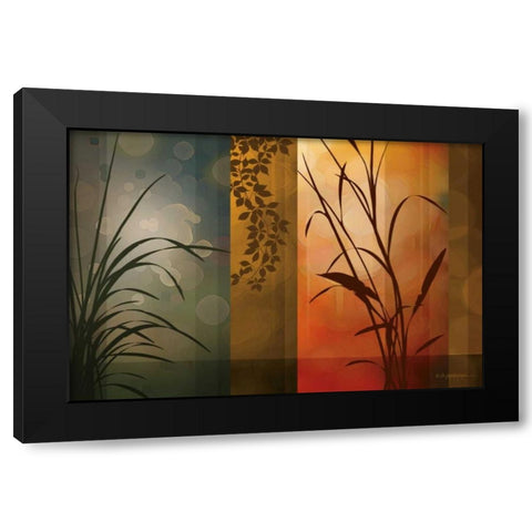 Dusk to Dawn Black Modern Wood Framed Art Print by Aparicio, Edward