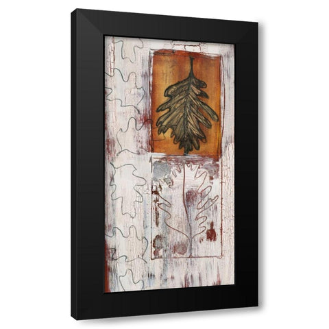 Aspen Gold I Black Modern Wood Framed Art Print with Double Matting by Bernsen, Leslie