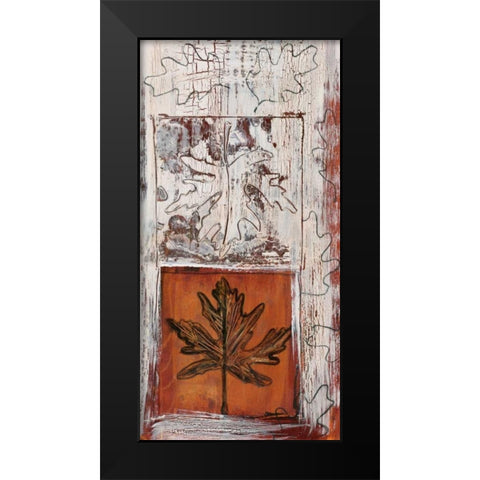 Aspen Gold II Black Modern Wood Framed Art Print by Bernsen, Leslie