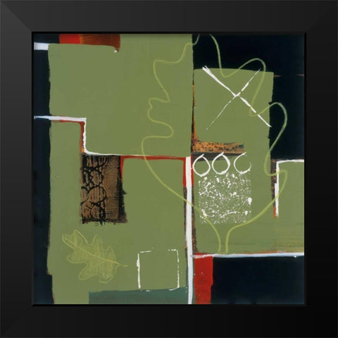 Eco Dream I Black Modern Wood Framed Art Print by Bernsen, Leslie