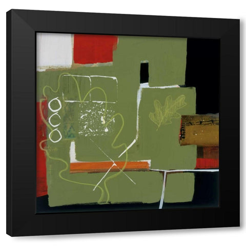 Eco Dream II Black Modern Wood Framed Art Print with Double Matting by Bernsen, Leslie