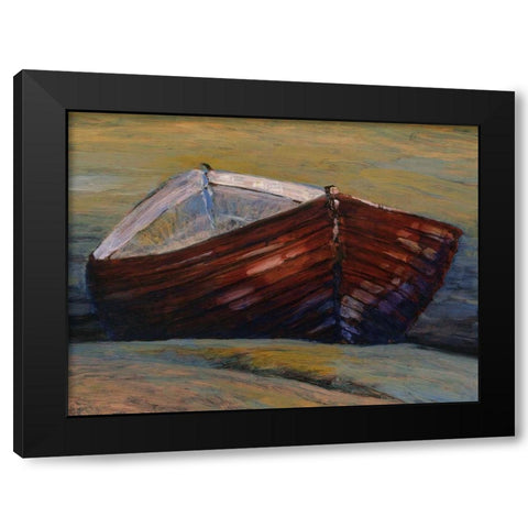 Elly bay Black Modern Wood Framed Art Print by Lovelace, Kent