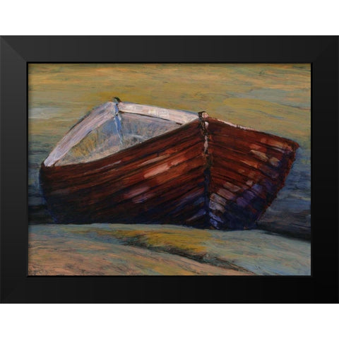 Elly bay Black Modern Wood Framed Art Print by Lovelace, Kent