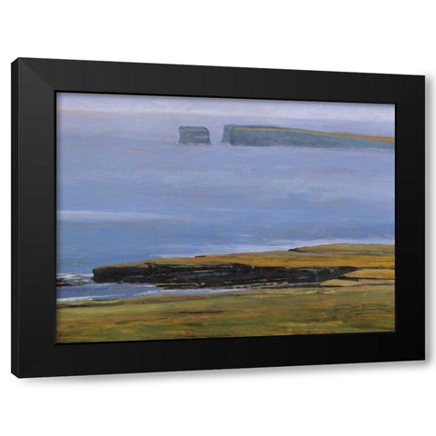 Patrick Head II Black Modern Wood Framed Art Print with Double Matting by Lovelace, Kent