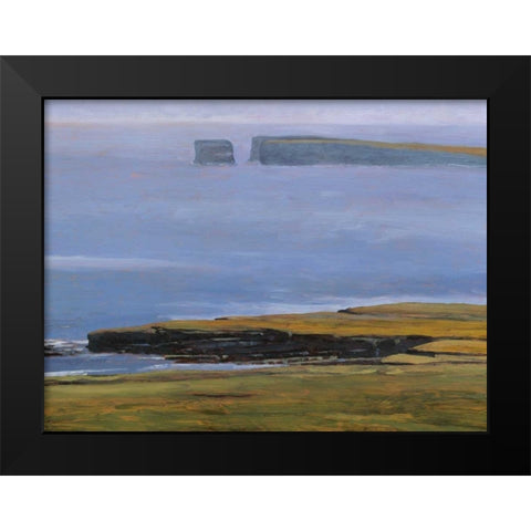 Patrick Head II Black Modern Wood Framed Art Print by Lovelace, Kent