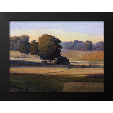 Pezier Black Modern Wood Framed Art Print by Lovelace, Kent