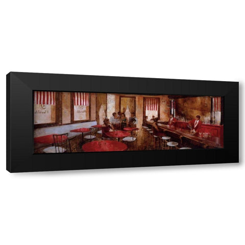 El Floridita Black Modern Wood Framed Art Print by Martin, Noemi