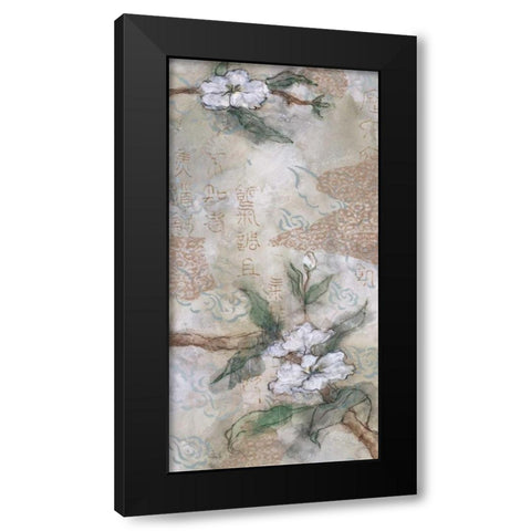Garden Dancers I Black Modern Wood Framed Art Print with Double Matting by Nocito, James