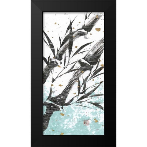 Kyotos Garden I Black Modern Wood Framed Art Print by Sugita, Katsumi