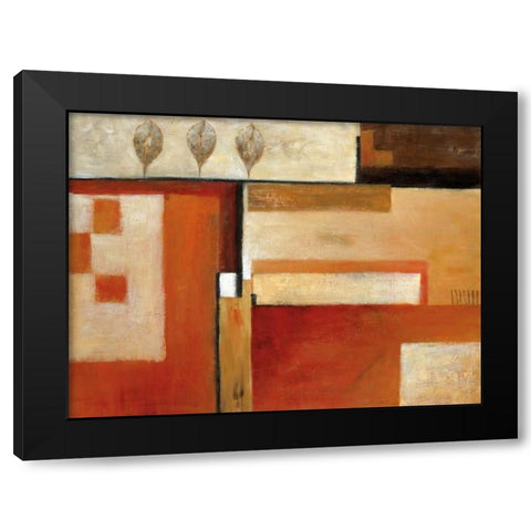 Tapestry of Summer II Black Modern Wood Framed Art Print with Double Matting by Salemink-Roos, Ursula