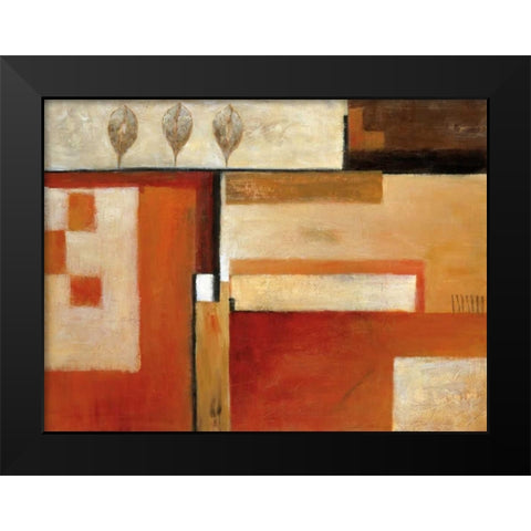 Tapestry of Summer II Black Modern Wood Framed Art Print by Salemink-Roos, Ursula