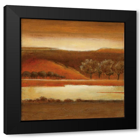 Mountain Valley I Black Modern Wood Framed Art Print by Salemink-Roos, Ursula