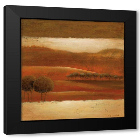 Mountain Valley II Black Modern Wood Framed Art Print by Salemink-Roos, Ursula