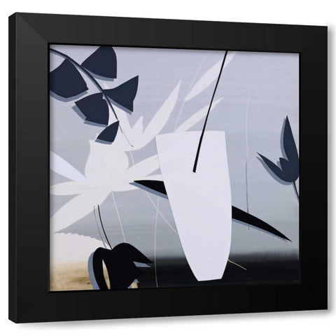Tropical Cocktail-Ã‰xtasis Black Modern Wood Framed Art Print with Double Matting by Abellan, Lola