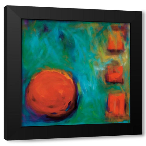 My Way Black Modern Wood Framed Art Print by Peterson, Penny Benjamin