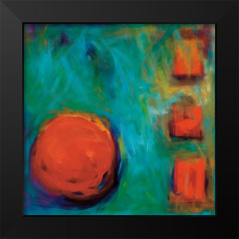 My Way Black Modern Wood Framed Art Print by Peterson, Penny Benjamin