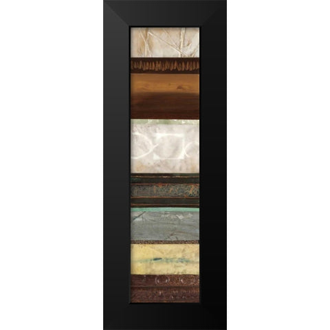 Earthware I Black Modern Wood Framed Art Print by Fields, Laurie