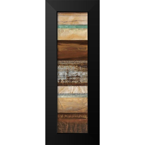 Earthware II Black Modern Wood Framed Art Print by Fields, Laurie