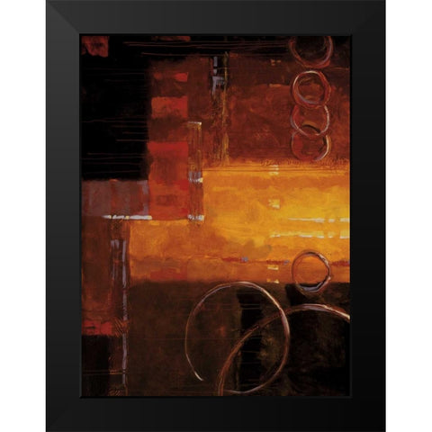 Bennett Black Modern Wood Framed Art Print by Hager, Geoff