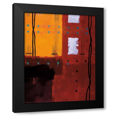 Come Together Black Modern Wood Framed Art Print by Hager, Geoff