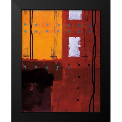 Come Together Black Modern Wood Framed Art Print by Hager, Geoff