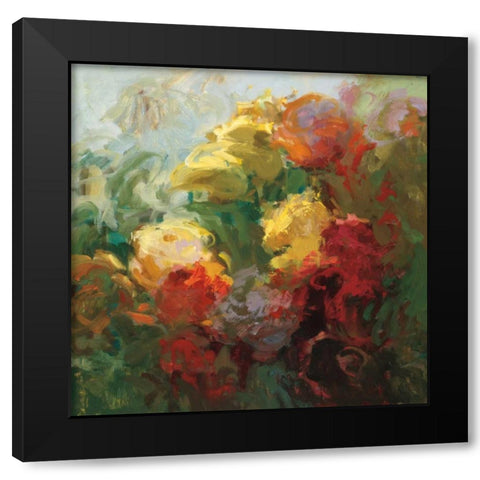 Trellis Beauty Black Modern Wood Framed Art Print by McMurry, Vicki