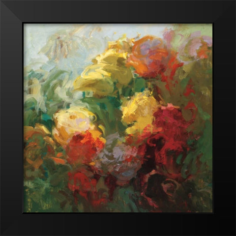 Trellis Beauty Black Modern Wood Framed Art Print by McMurry, Vicki