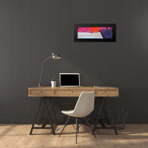 Vibrance Black Modern Wood Framed Art Print by Toole, Michael