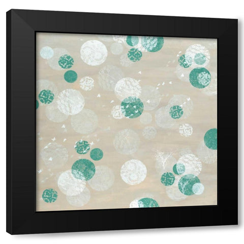 Flutterby II Black Modern Wood Framed Art Print by Wood, Arleigh