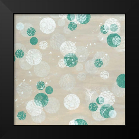 Flutterby II Black Modern Wood Framed Art Print by Wood, Arleigh