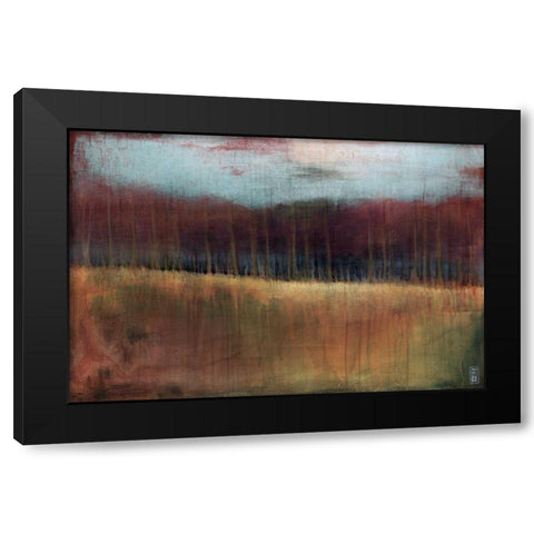 Sacred Garden Black Modern Wood Framed Art Print with Double Matting by D Aguiar, Stacy