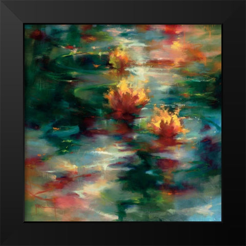 East End Black Modern Wood Framed Art Print by Young, Donna