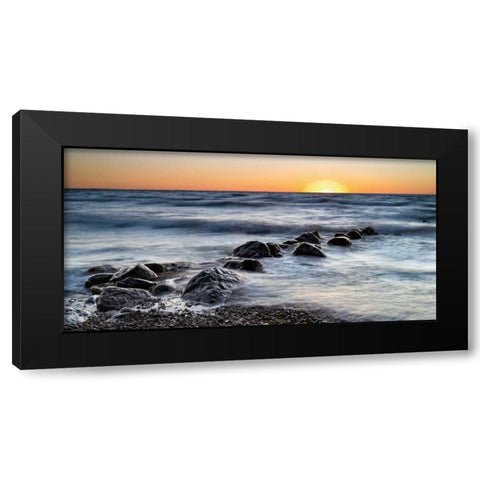 TBD Black Modern Wood Framed Art Print by Bellyk, Daniel J.